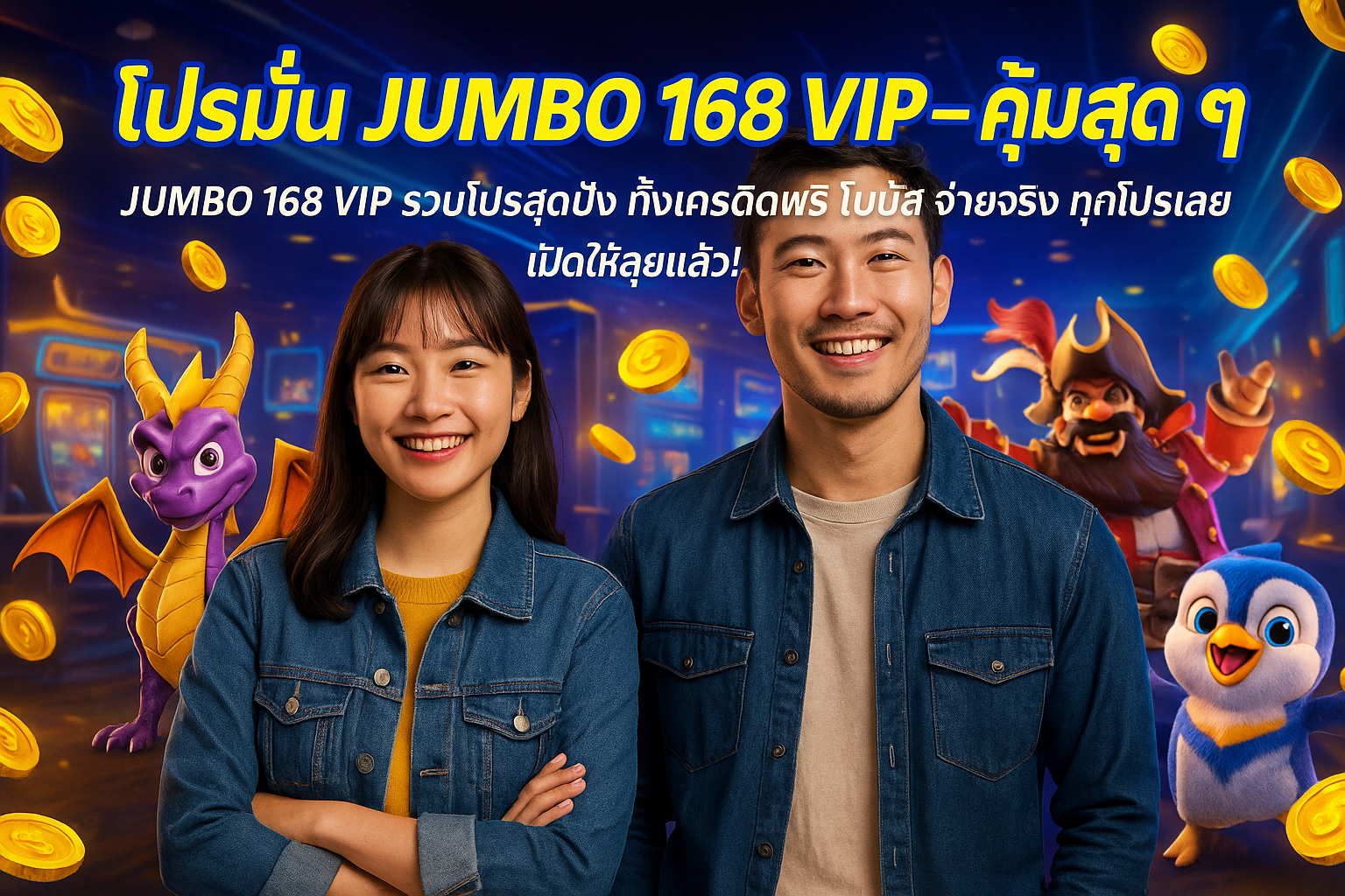 โปรโมชั่น JUMBO 168 VIP คุ้มสุด ๆ