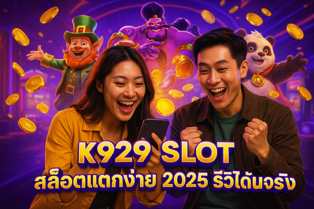 K929 SLOT สล็อตแตกง่าย 2025 รีวิวได้เงินจริง