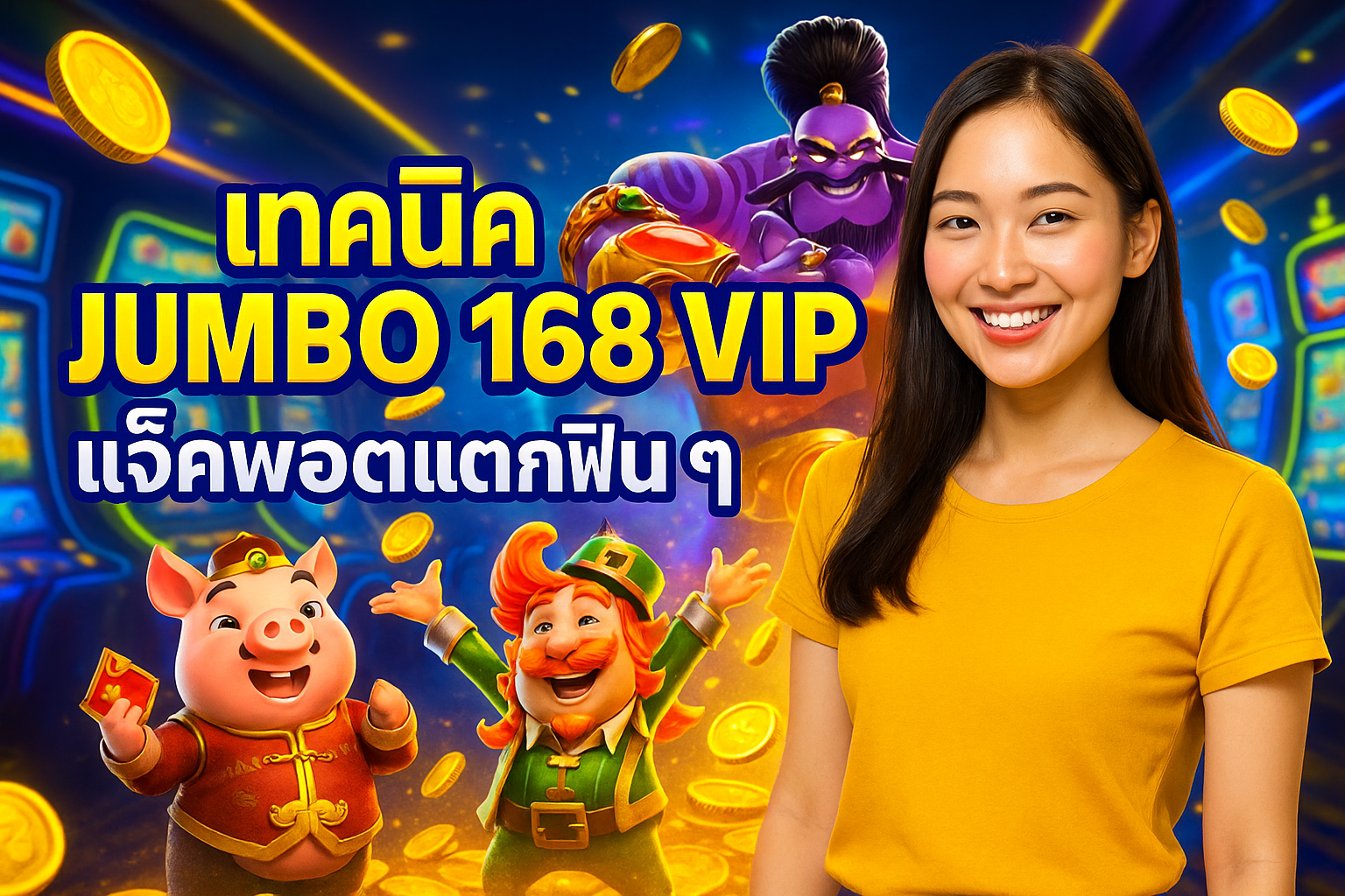 เทคนิค JUMBO 168 VIP แจ็คพอตแตกฟิน ๆ